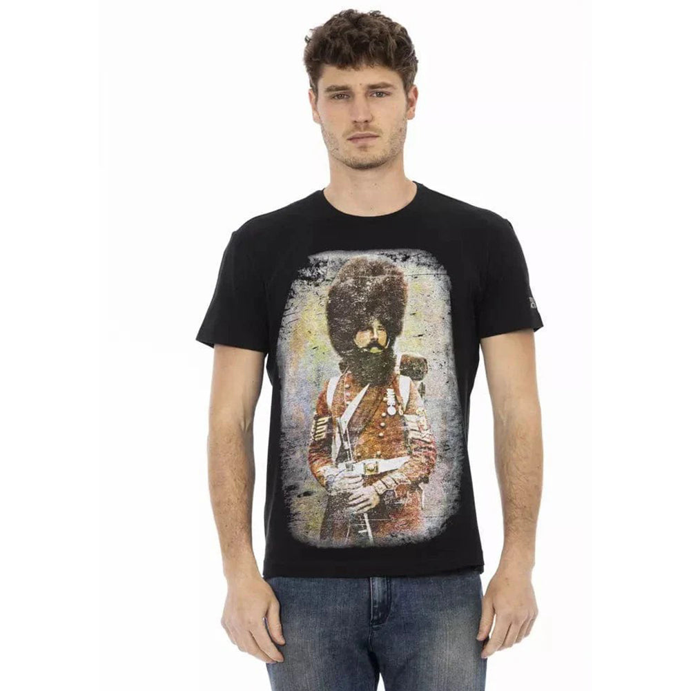 TRUSSARDI Action Herren Real Man T-Shirt Schwarz 2AT04002