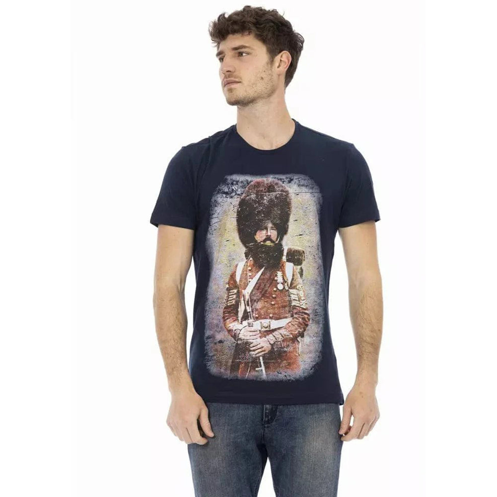 TRUSSARDI Action Herren Real Man T-Shirt Navy 2AT04003