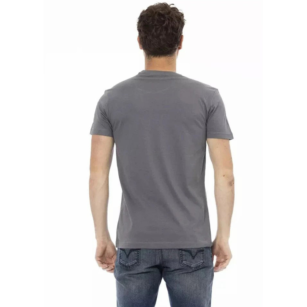 TRUSSARDI Action Herren Real Man T-Shirt Grau 2AT04004