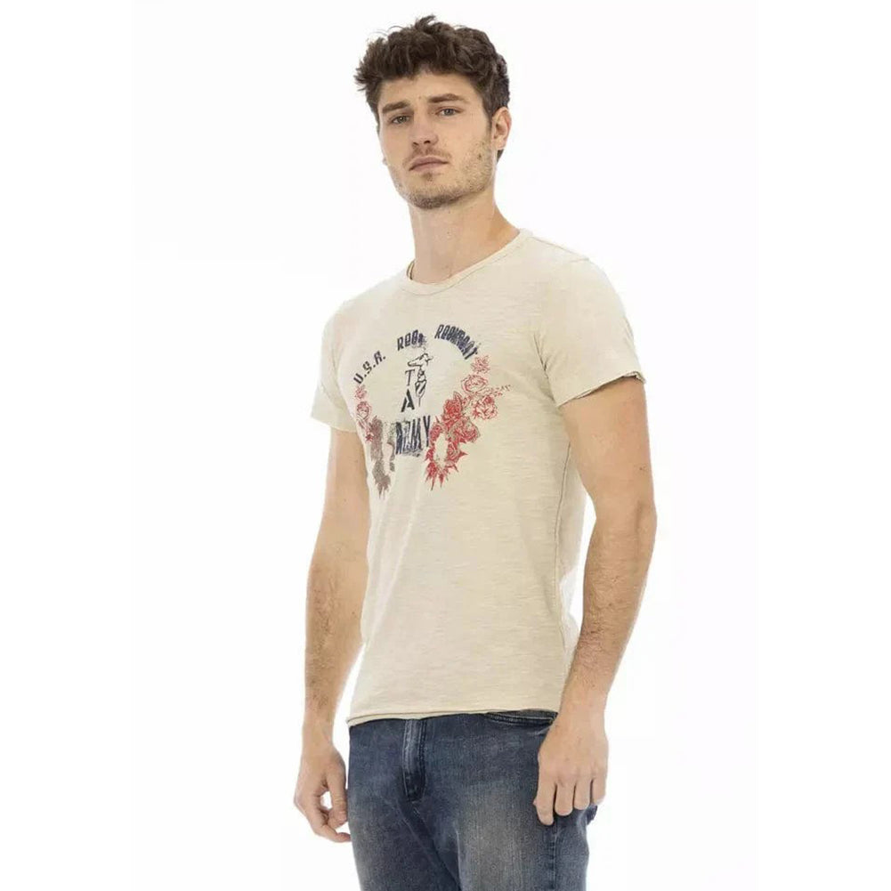 TRUSSARDI Action Herren T-Shirt Sand 2AT17D005