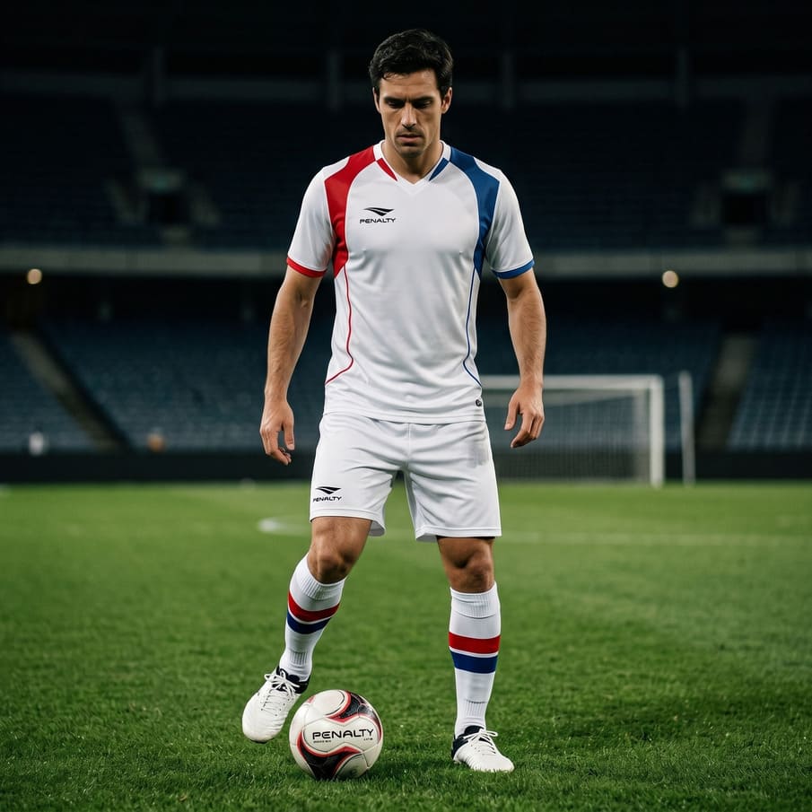 PENALTY Tempo Herren Trikot-Set White/Royal/Red 3.085.051.401