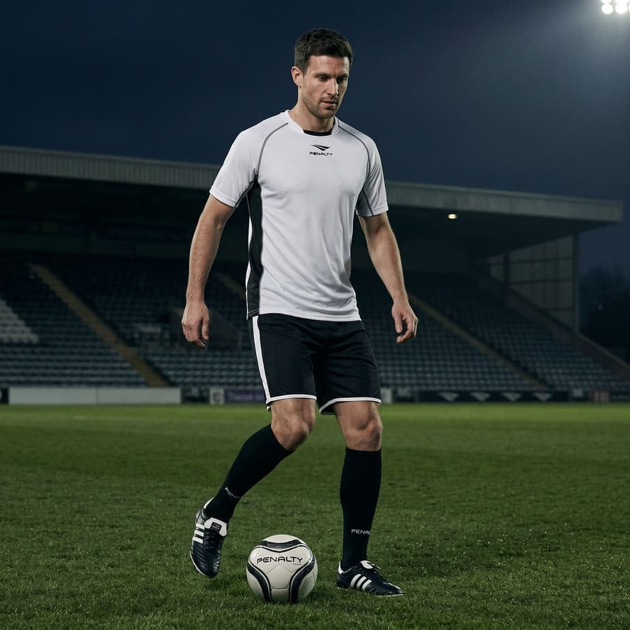 PENALTY Nazionale Herren Trikot-Set 2-teilig White/Black 3.085.111.110