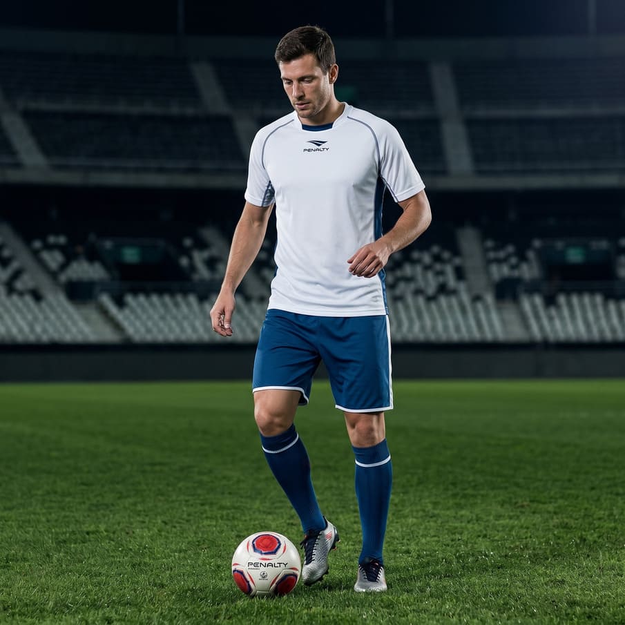 PENALTY Nazionale Herren Trikot-Set 2-teilig White/Royal 3.085.111.410