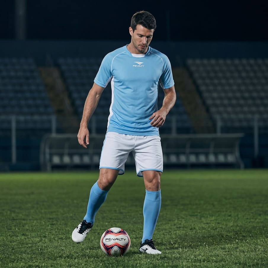 PENALTY Nazionale Herren Trikot-Set 2-teilig Ice Blue/White 3.085.116.490