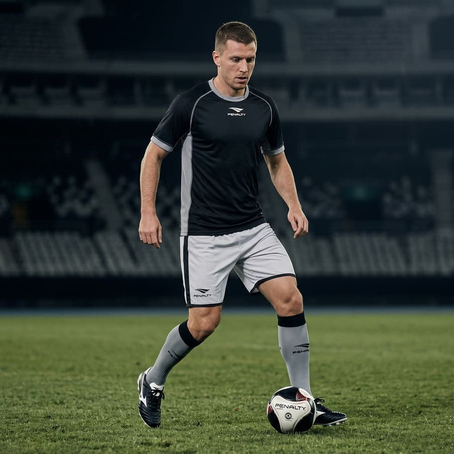 PENALTY Nazionale Herren Trikot-Set 2-teilig Black/White 3.085.119.800