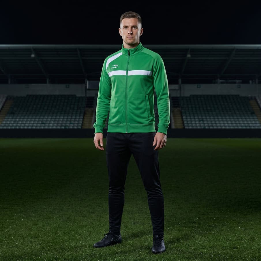 PENALTY Racer Herren Jacke Green/White 3.545.205.400