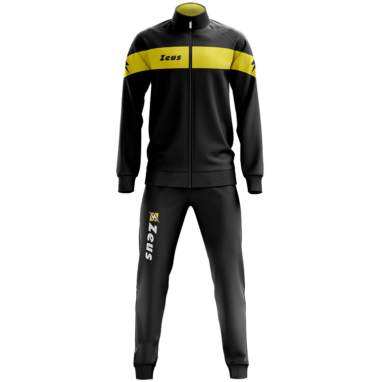 Zeus Tuta Apollo Uomo Completo sportivo nero giallo