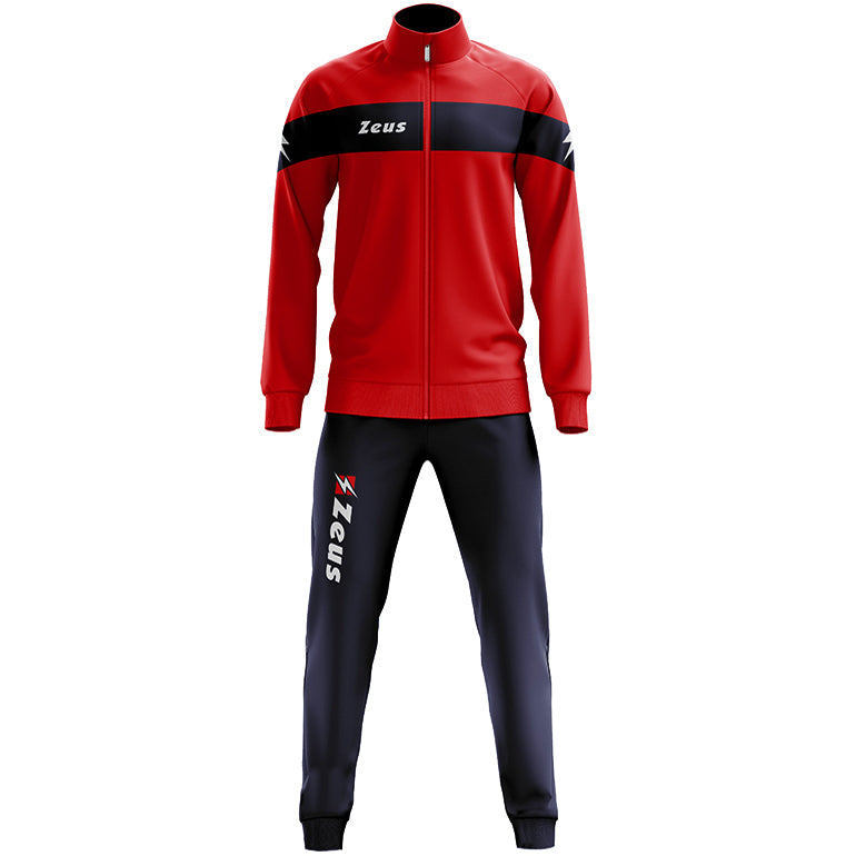 Zeus Tuta Apollo Uomo Completo sportivo Rosso Navy