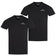 Sergio Tacchini Herren Unterhemden V-Ausschnitt 2er-Pack schwarz 39493236 – S