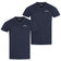 Sergio Tacchini Herren Unterhemden V-Ausschnitt 2er-Pack navy 39493536 – S