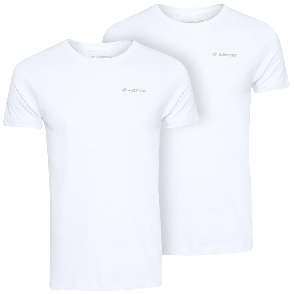 Lotto Herren Unterhemden T-Shirt 2er-Pack weiß 39510818
