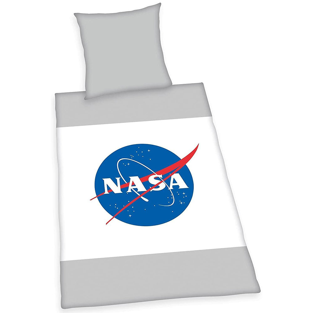 NASA Bettwäsche Set 135 x 200 cm + 80 x 80 cm Baumwolle 4006891965547