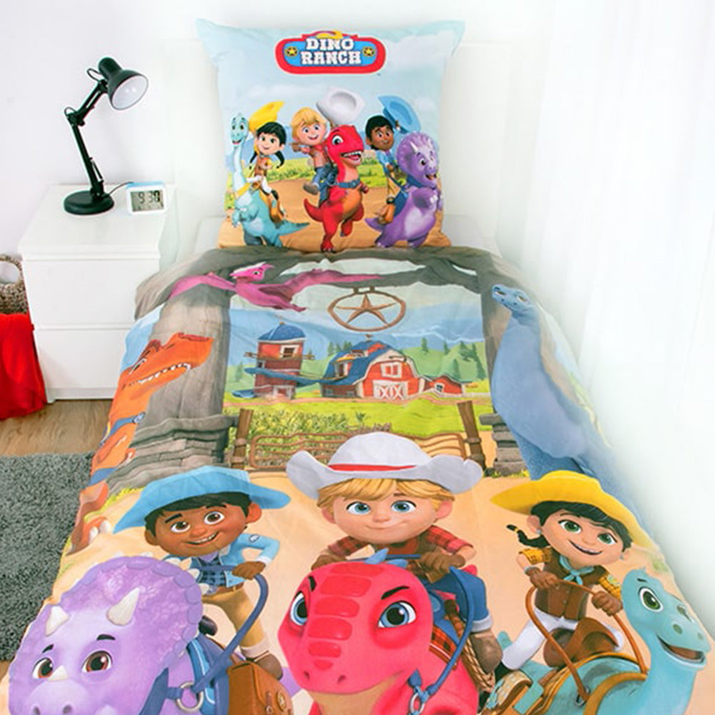 Dino Ranch Bettwäsche Set 135 x 200 cm + 80 x 80 cm 4434601050