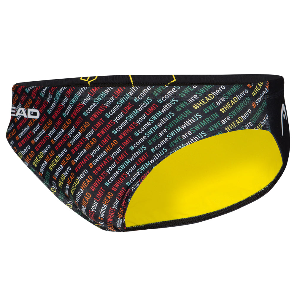HEAD SWS Team Printed Brief 5 Bambino Costume da bagno 452575-COL