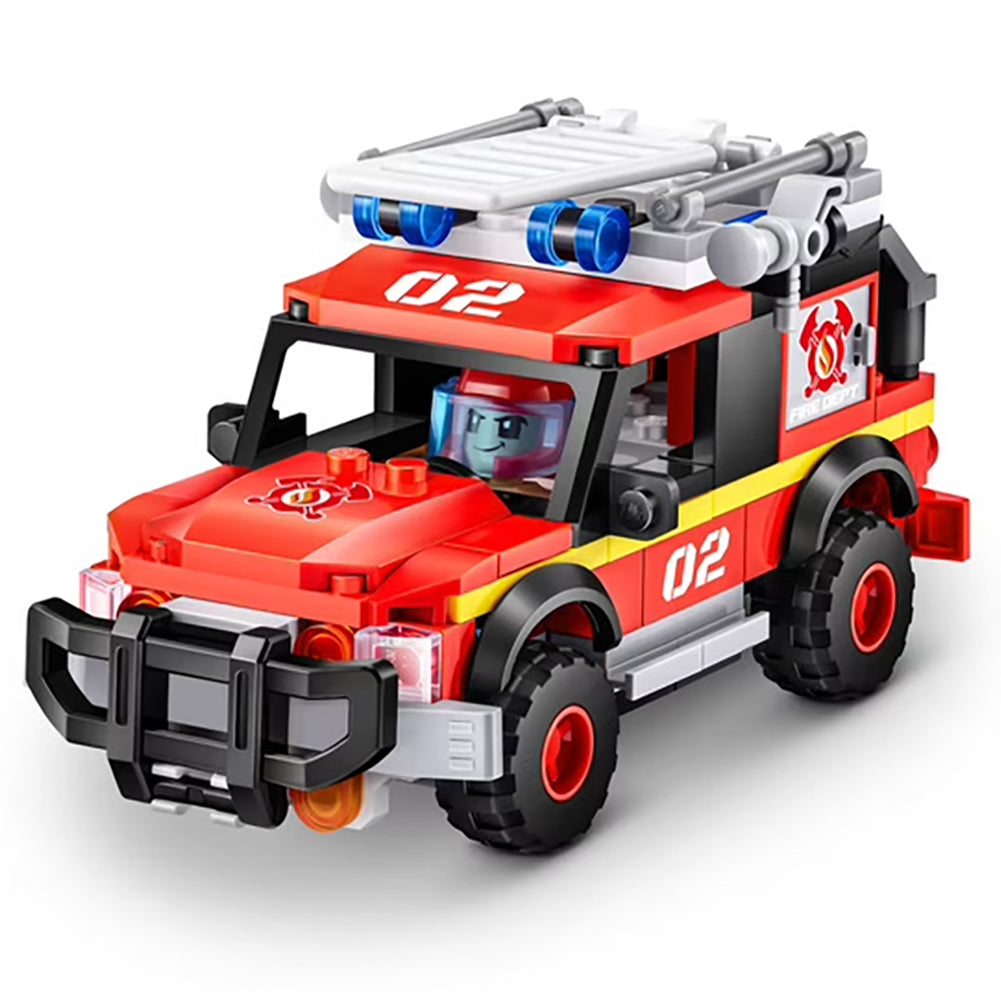 Zuru - MAX CITY Feuerwehr + Helikopter 265-tlg. Spielset 4894680033153