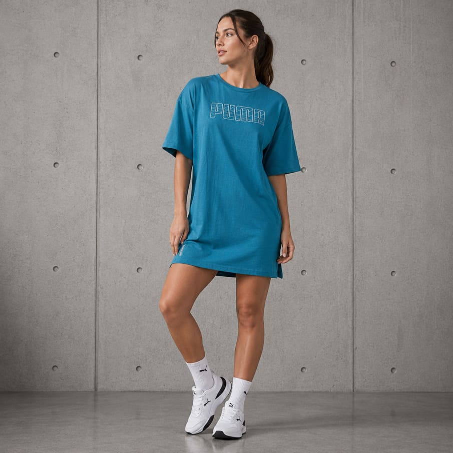 PUMA RUN Graphic Tee Dress Damen Kleid 519800-02