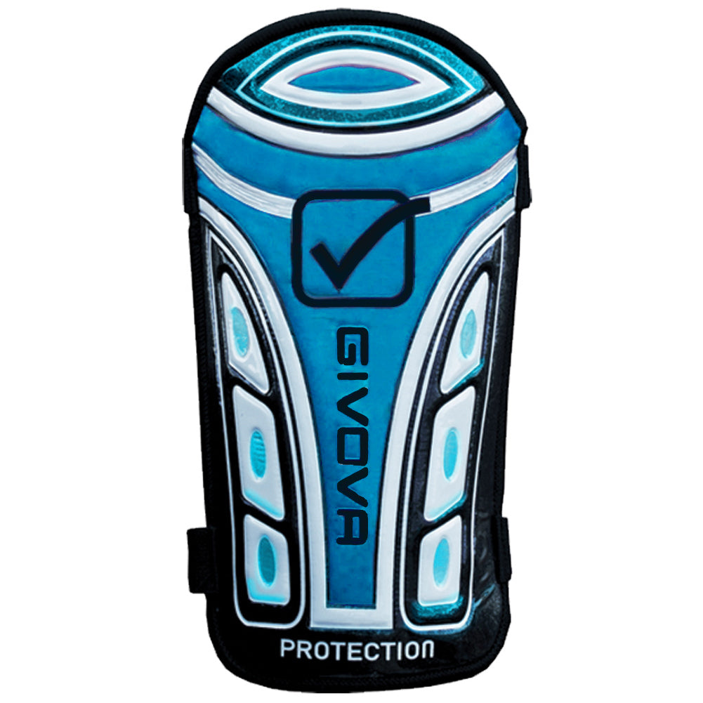 Givova Shinguard "Parastinco Protection" nero / blu