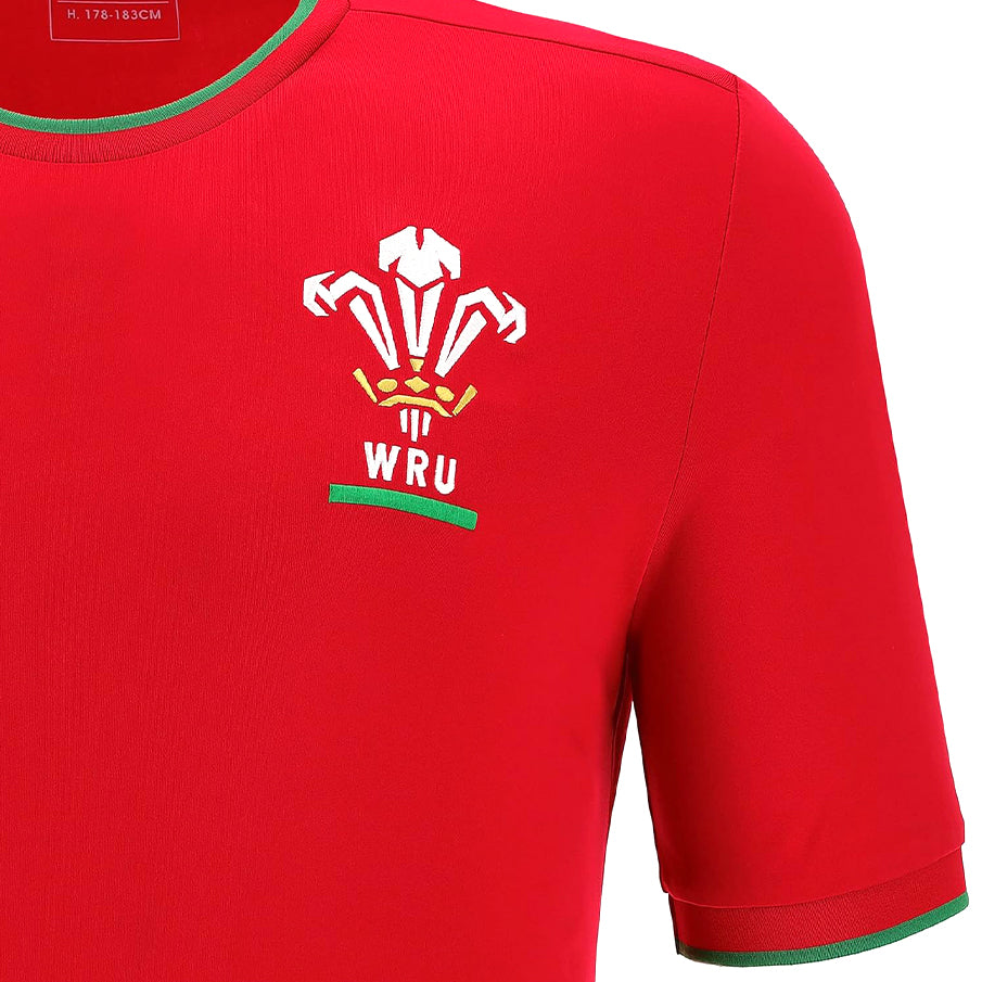 Wales WRU macron Rugby Kinder Trainings Trikot 58140002
