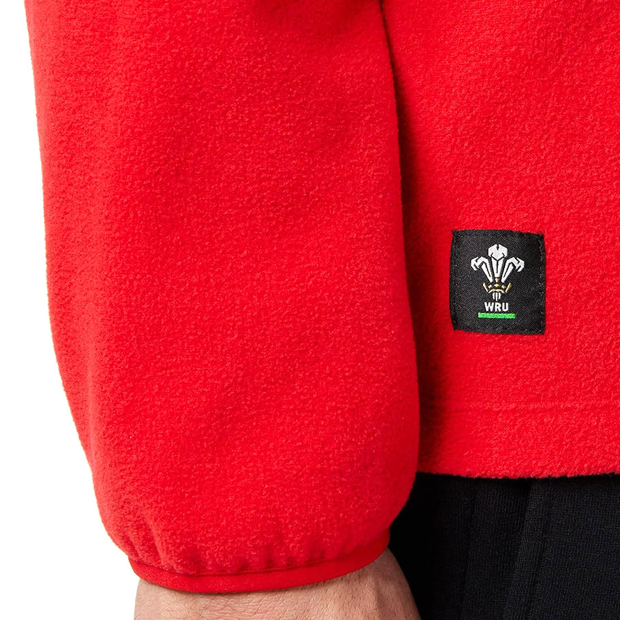 Wales WRU macron Rugby XV Herren Fleece Sweatshirt 58140005