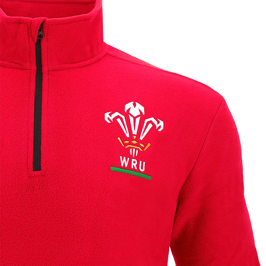 Wales WRU macron Rugby XV Kinder Fleece Sweatshirt 58140006