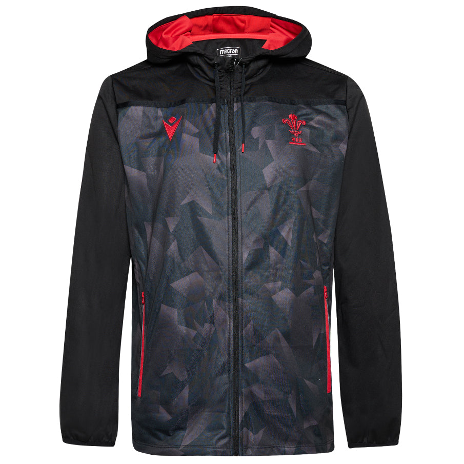 Wales WRU macron Rugby Herren Kapuzen Jacke 58537572