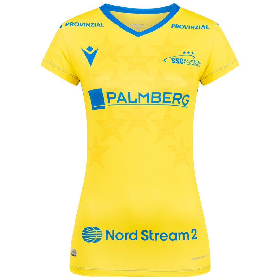 Schweriner SC macron Damen Heim Trikot 58545311
