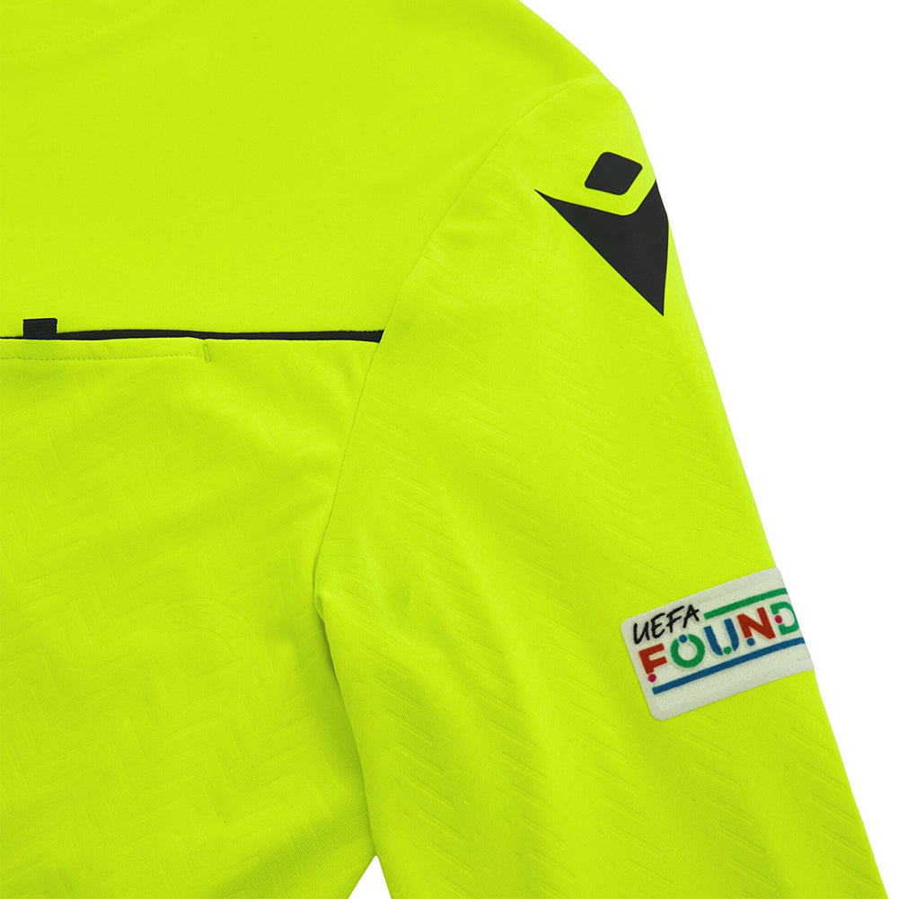 UEFA macron Damen Langarm Schiedsrichter Trikot 58575163
