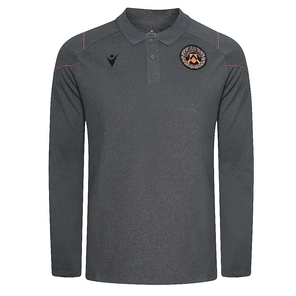 Udinese Calcio macron Herren Langarm Polo-Shirt 58577887