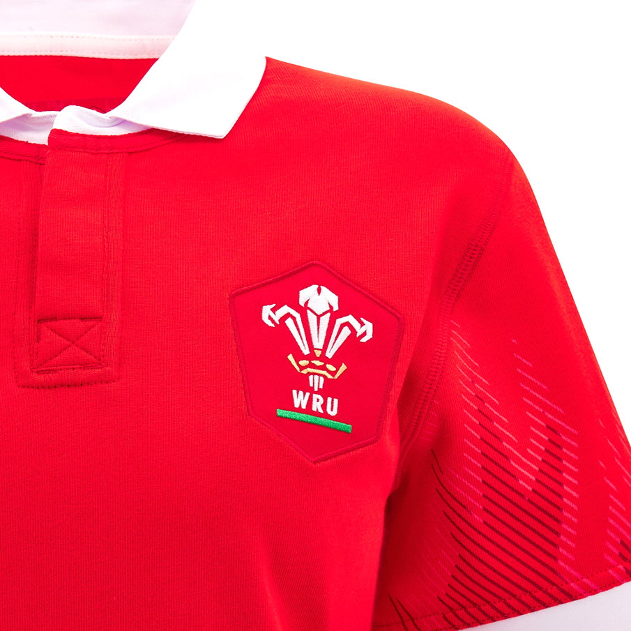 Wales WRU macron Rugby Damen Heim Trikot 60004638