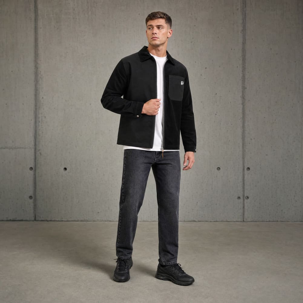 PUMA DOWNTOWN Corduroy Herren Hemd-Jacke 621291-01