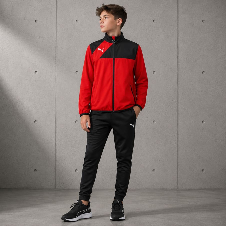 PUMA Esquadra Poly Jacket Kinder Trainingsjacke 654386-14J