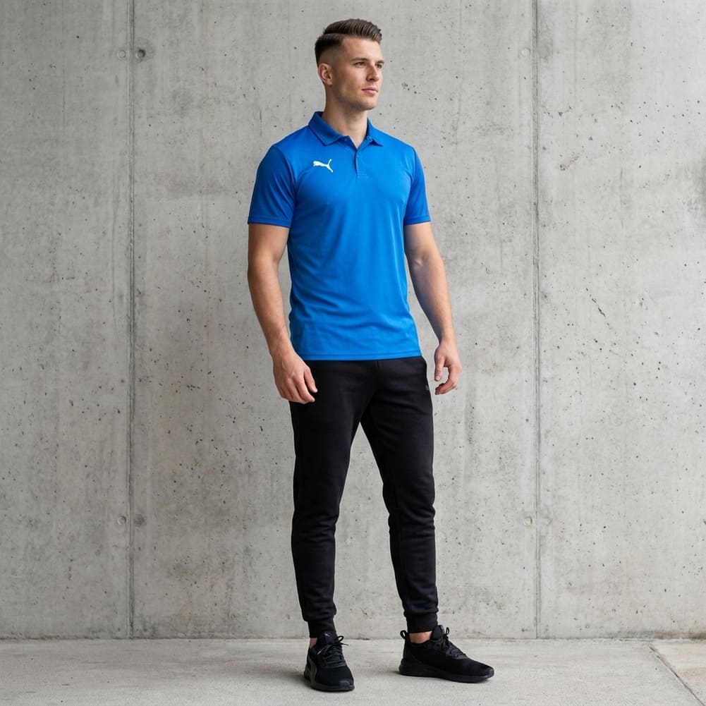 PUMA teamGOAL Sideline Herren Polo-Shirt 656577-02