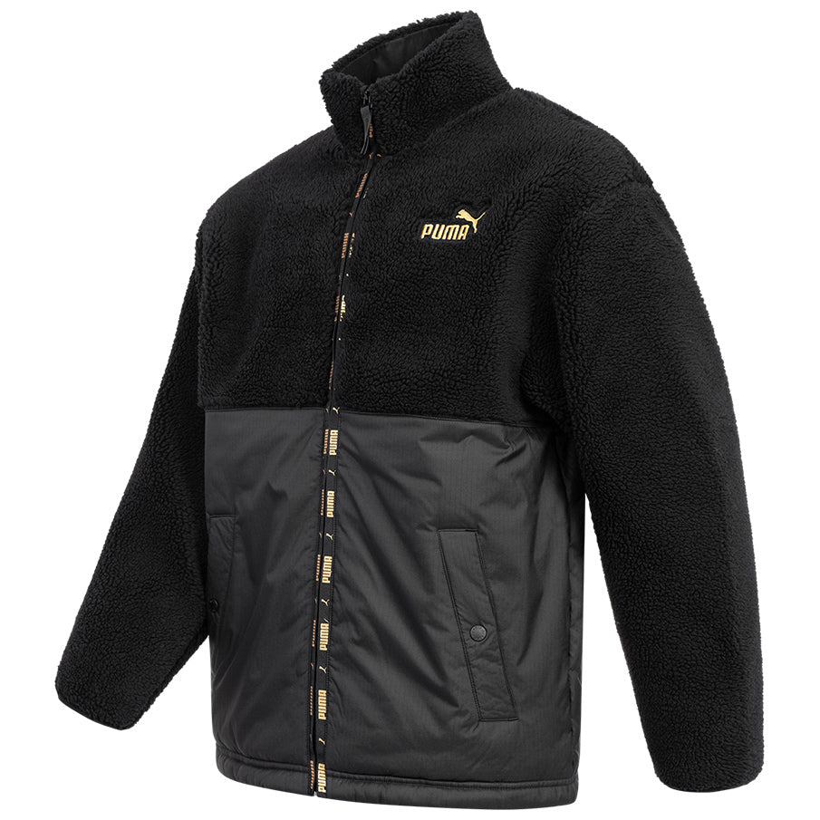 PUMA ESS+ TAPE GOLDEN Sherpa Herren Jacke 673987-01