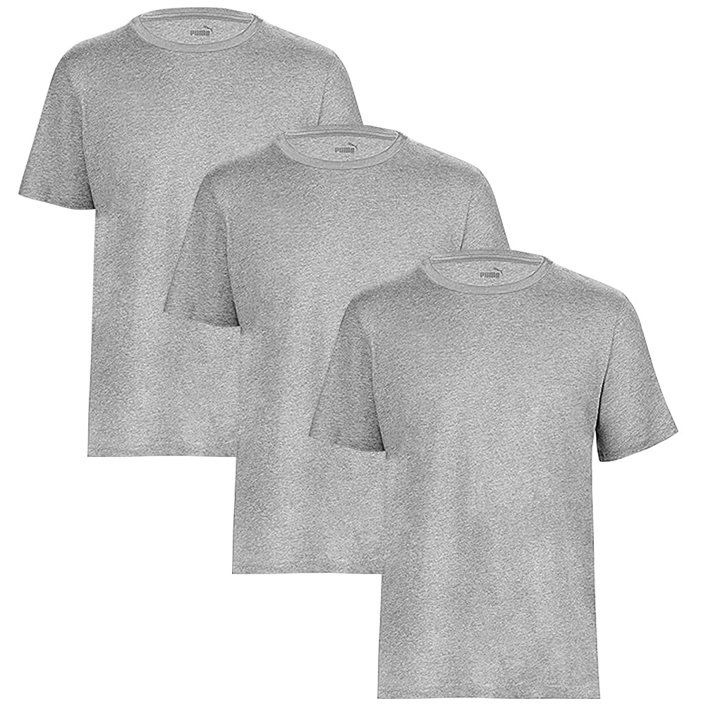 PUMA Kinder T-Shirt 3er-Pack grau 683577-01-3