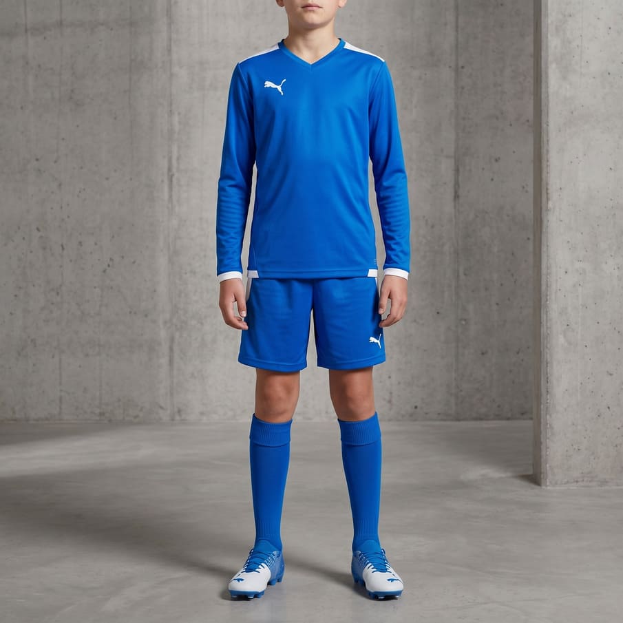 PUMA Pitch Kinder Langarm Trikot 702088-02J