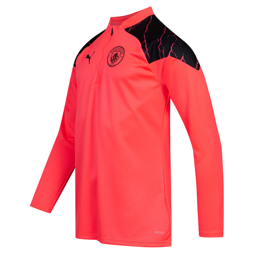 Manchester City PUMA Training 1/4-Zip Herren Sweatshirt 772858-17