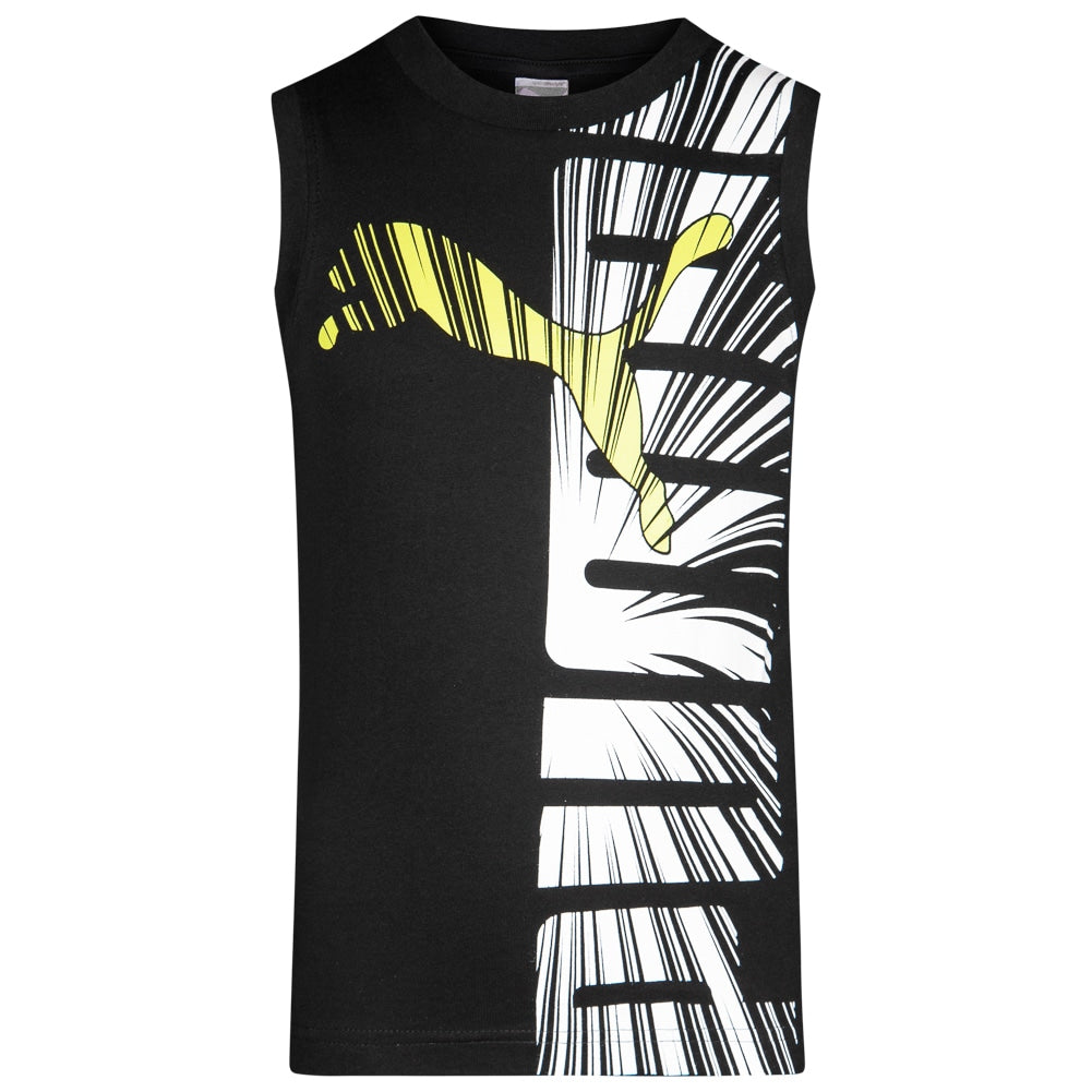 PUMA Jungen Graphic Tank Top Tee Muskel Shirt 833925-01