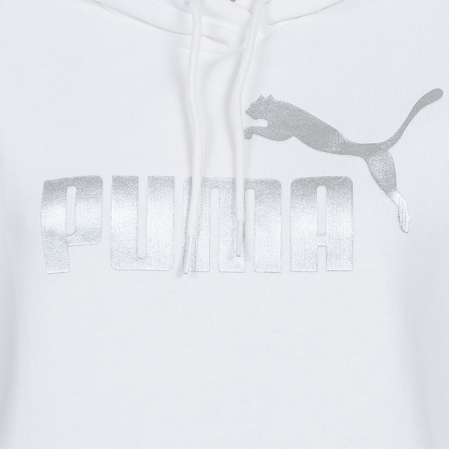 PUMA ESS+ Metallic Logo Damen Hoodie 849096-02