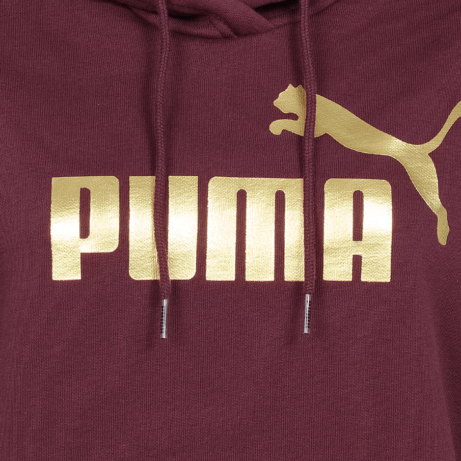 PUMA ESS+ Metallic Logo Damen Hoodie 849958-42