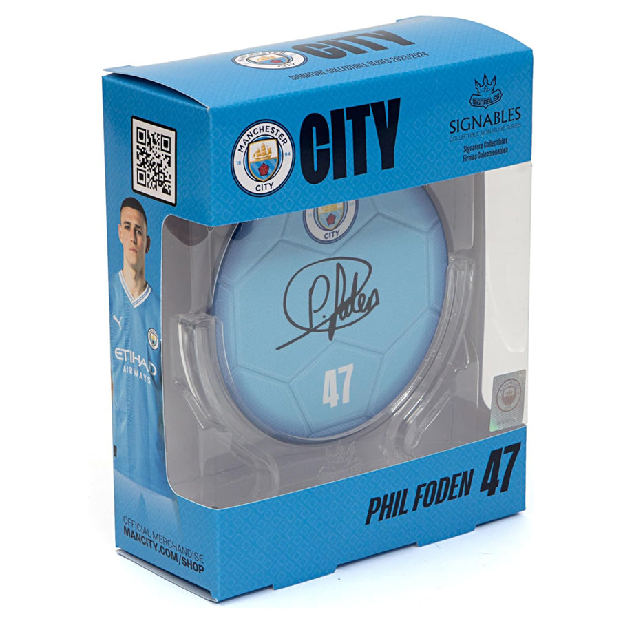 Manchester City Phil Foden #47 Fußball Sammlerstück 14 cm 850032256292