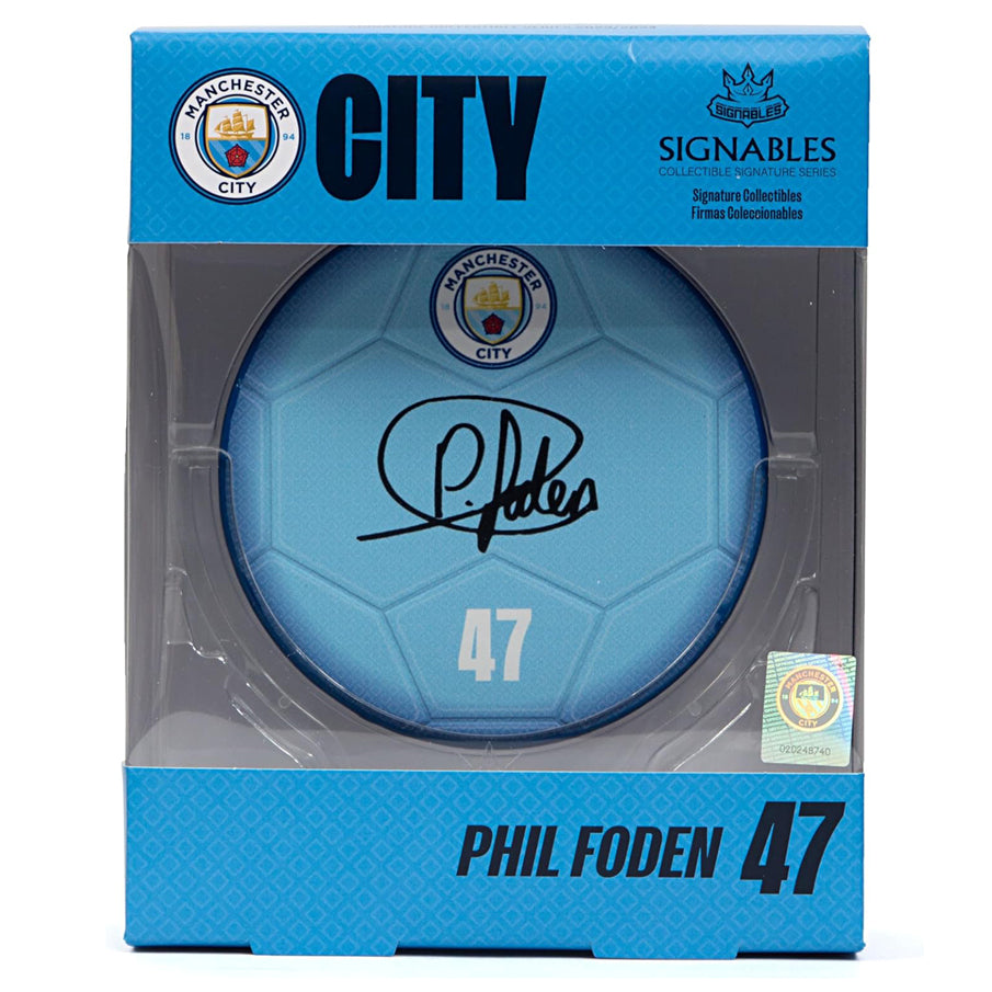 Manchester City Phil Foden #47 Fußball Sammlerstück 14 cm 850032256292