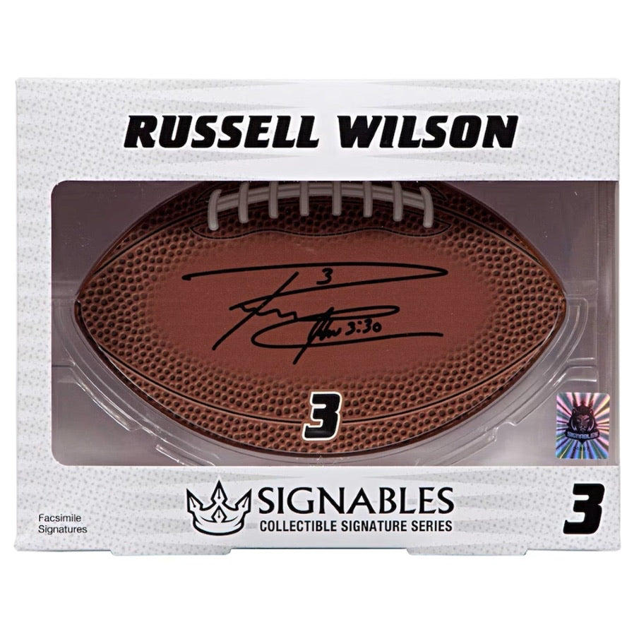 Denver Broncos Russell Wilson #3 NFL Sammlerstück 17,8 cm 850032256582