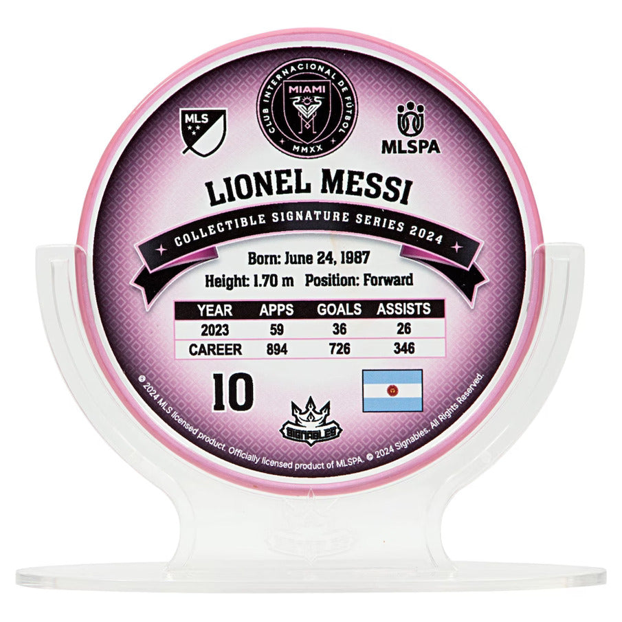 Inter Miami Lionel Messi #10 Fußball Sammlerstück 14 cm 850056417327