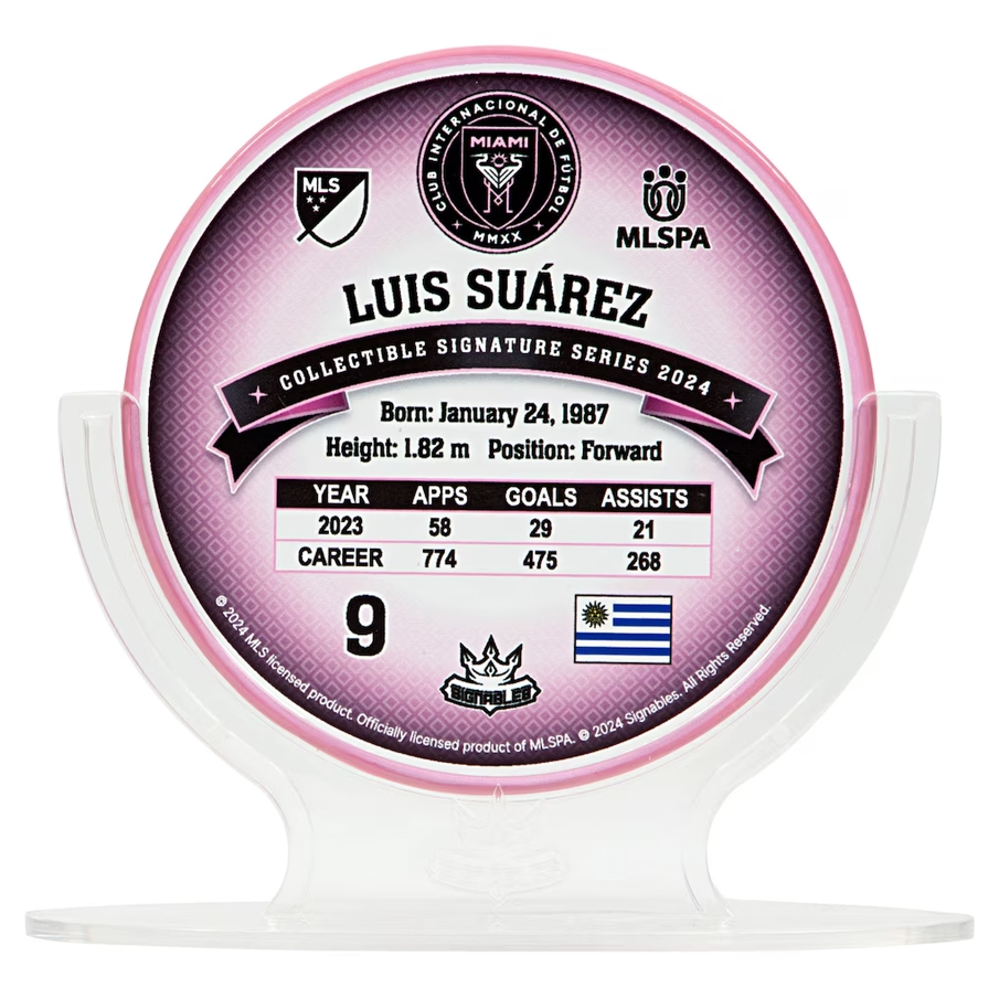 Inter Miami Luis Suarez #9 Fußball Sammlerstück 14 cm 850056417334