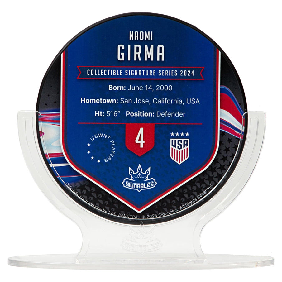 USA Naomi Girma #4 Fußball Sammlerstück 14 cm 850056417785