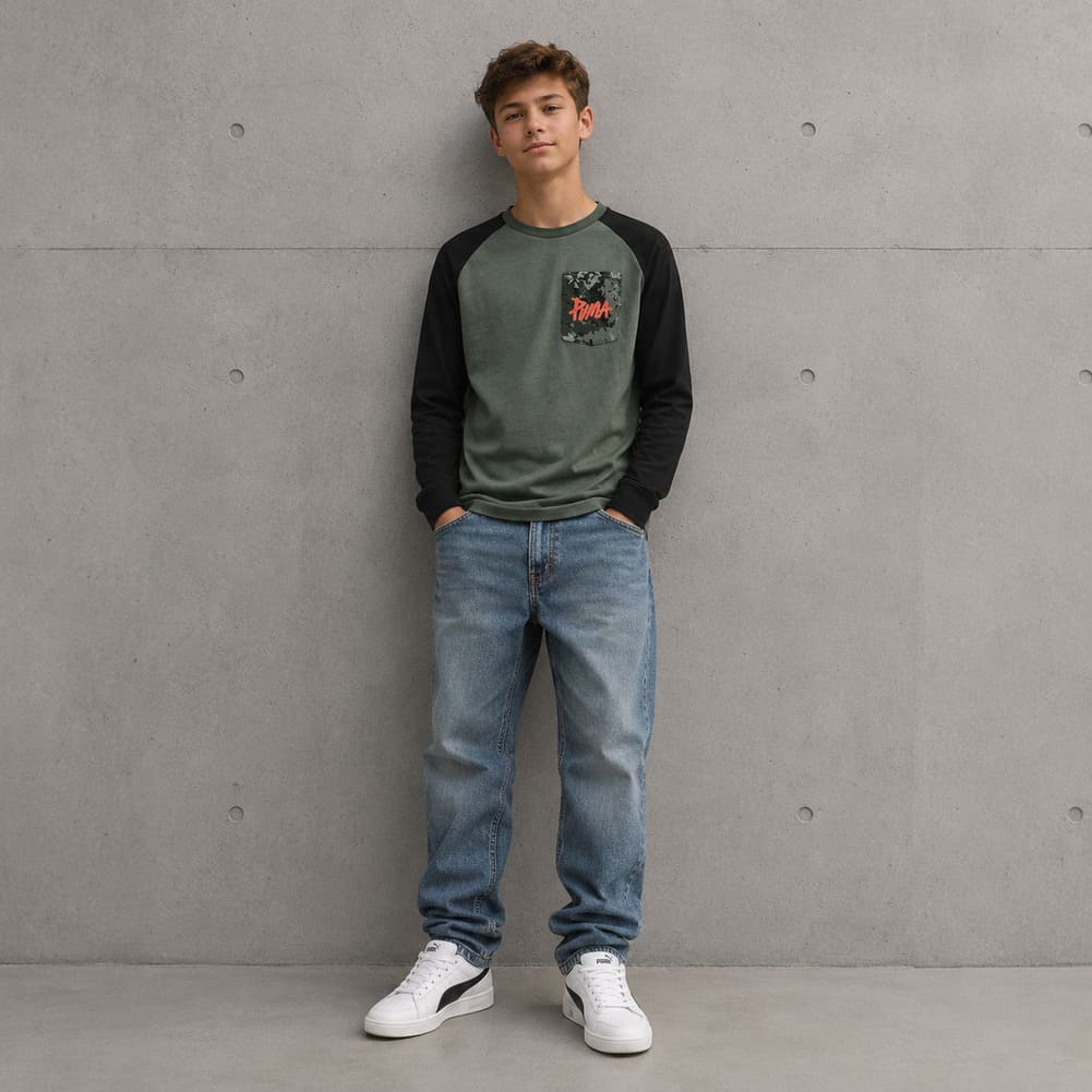 PUMA Style Longsleeve Kinder Langarmshirt 851885-23