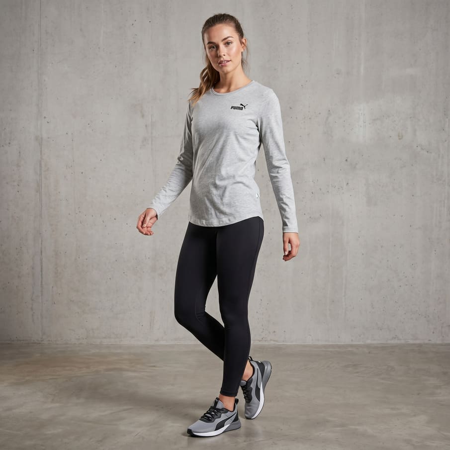 PUMA Essentials Longsleeve Damen Langarmshirt 853890-04