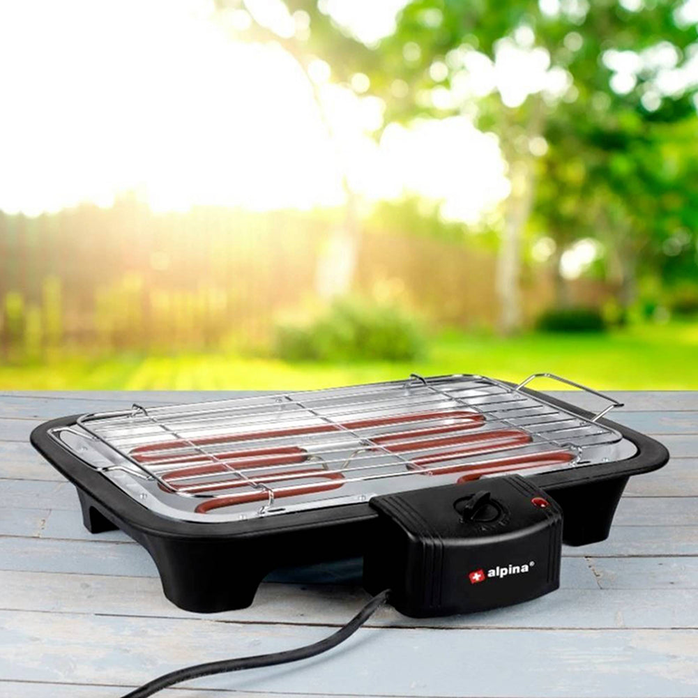 alpina Barbecue Elektro Grill mit Füßen 2 in 1 8711252182094