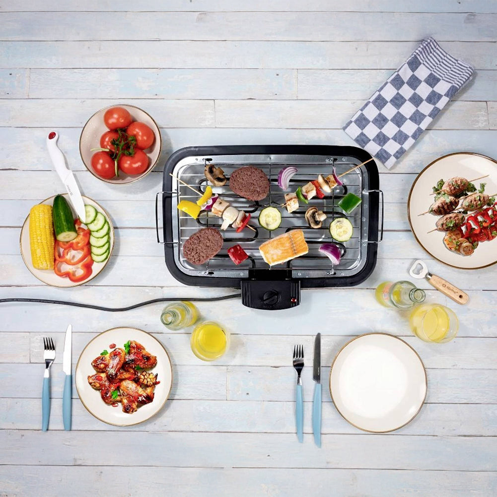 alpina Barbecue Elektro Grill mit Füßen 2 in 1 8711252182094