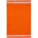 Zeus Asciugamano di cotone 155 x 100 cm arancione – Einheitsgröße